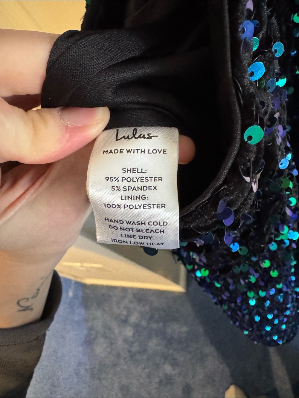 Lulus Sequin dress NEW - Picture 9 of 9